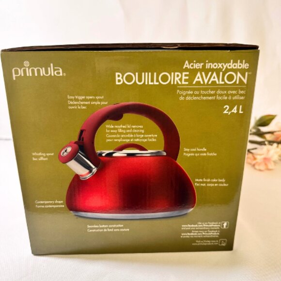 Primula Red Hot Whistling Tea Kettle - Picture 12 of 12